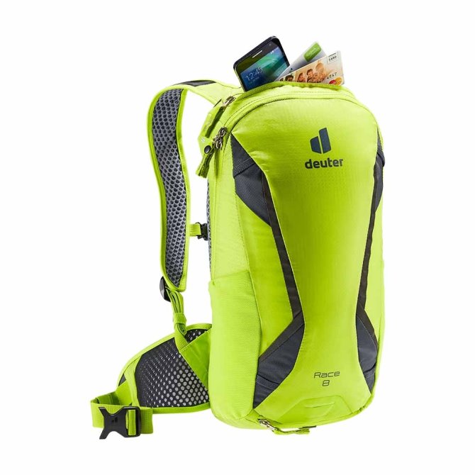 Race Azur-lapis/black/citrus-graphite Deuter