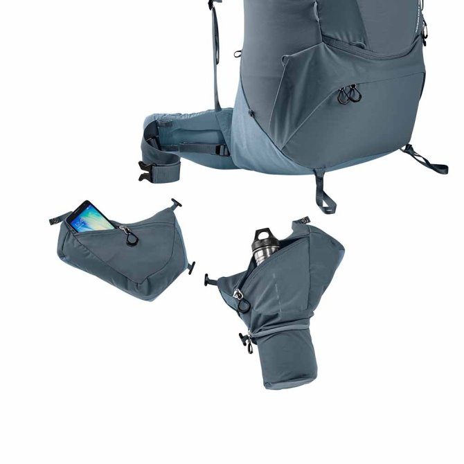 Grafito-lutita Deuter Aircontact Core 70+10