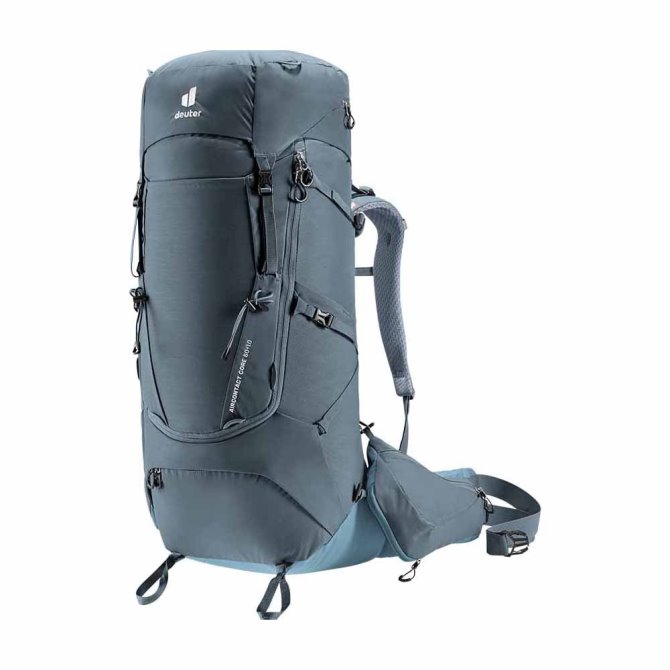 Deuter Aircontact Core 60+10 Arrecife-tinta/grafito-esquisto