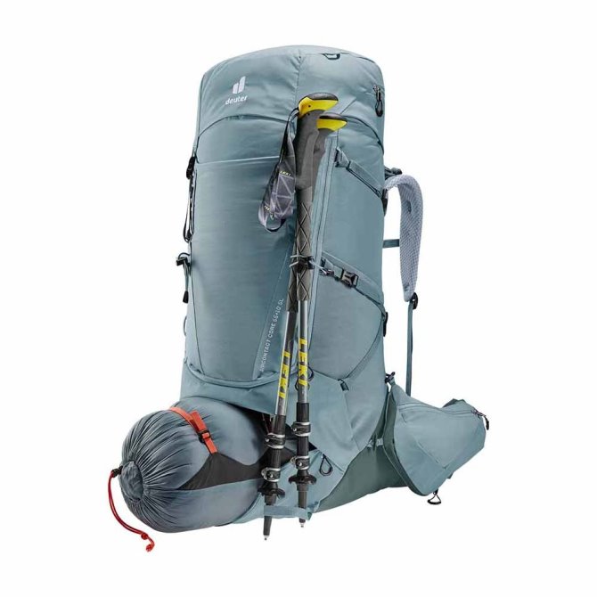 Esquisto-hiedra/jade-grafito Aircontact Core 55+sl Deuter