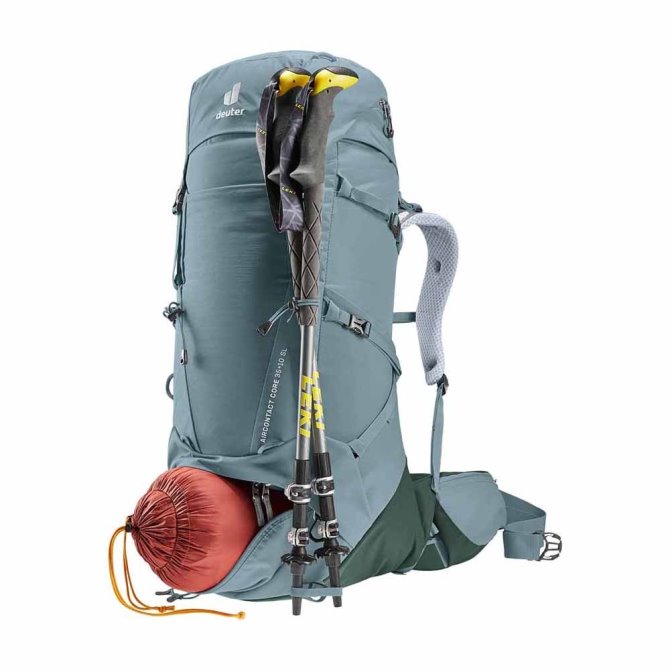 Esquisto-hiedra/jade-grafito Deuter Aircontact Core 35+sl