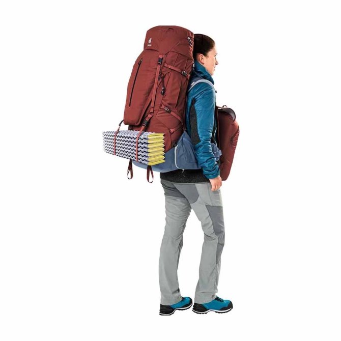 Aircontact X 60+15 Sl Redwood-tinta Deuter