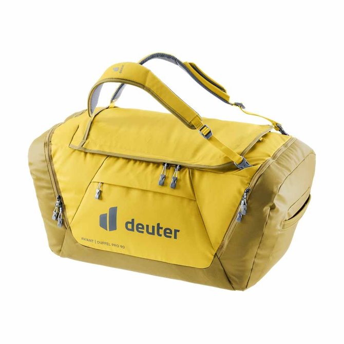 Deuter Marine-ink/maíz-cúrcuma Aviant Duffle Pro 90